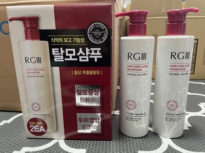 2 Bottles RGIII Hair Regeneration Shampoo with Purified Red Ginseng (520mlx2)