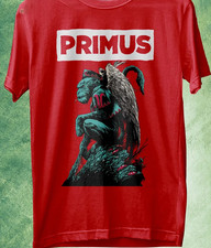 Primus band Men T-shirt Red Cotton Tee All Sizes S to 5XL 1T284