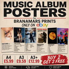 Listing image for Rock Band Music Album Cover Gifts Posters Prints Wall Art Home Decor (4)