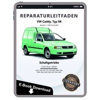 VW Caddy 9K 1995-2003 4-5 Gang Schaltgetriebe 020 02K Reparaturleitfaden Ebook