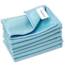 6 Pack Glass Cleaning Cloth Microfiber Cleaning Cloth for Window Eyeglass Jew...