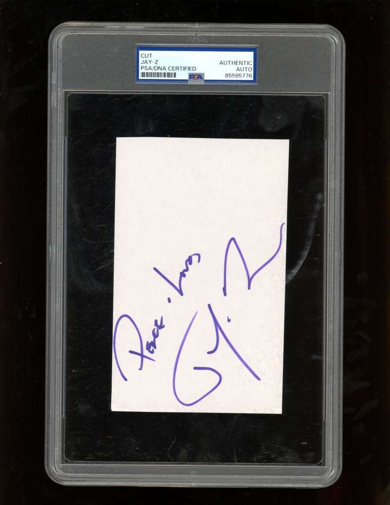 ジアハオ サイン Jay-Z Signed Cut Auto Autograph PSA/DNA Authentic ZK9629 | eBay