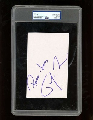 Jay-Z Signed Cut Auto Autograph PSA/DNA Authentic ZK9629 | eBay