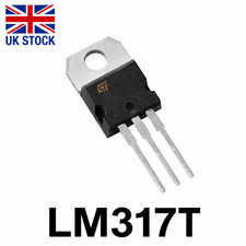 Image of LM317T Adjustable Voltage Regulator 1.5A TO-220 STMicroelectronics UK Stock