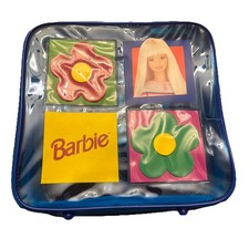 Vintage 1996 Pyramid Barbie Suitcase Overnight Bag Carrying Case