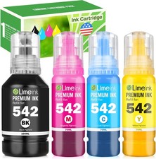 Ink Bottles for Epson 542 Ecotank 4 Pack