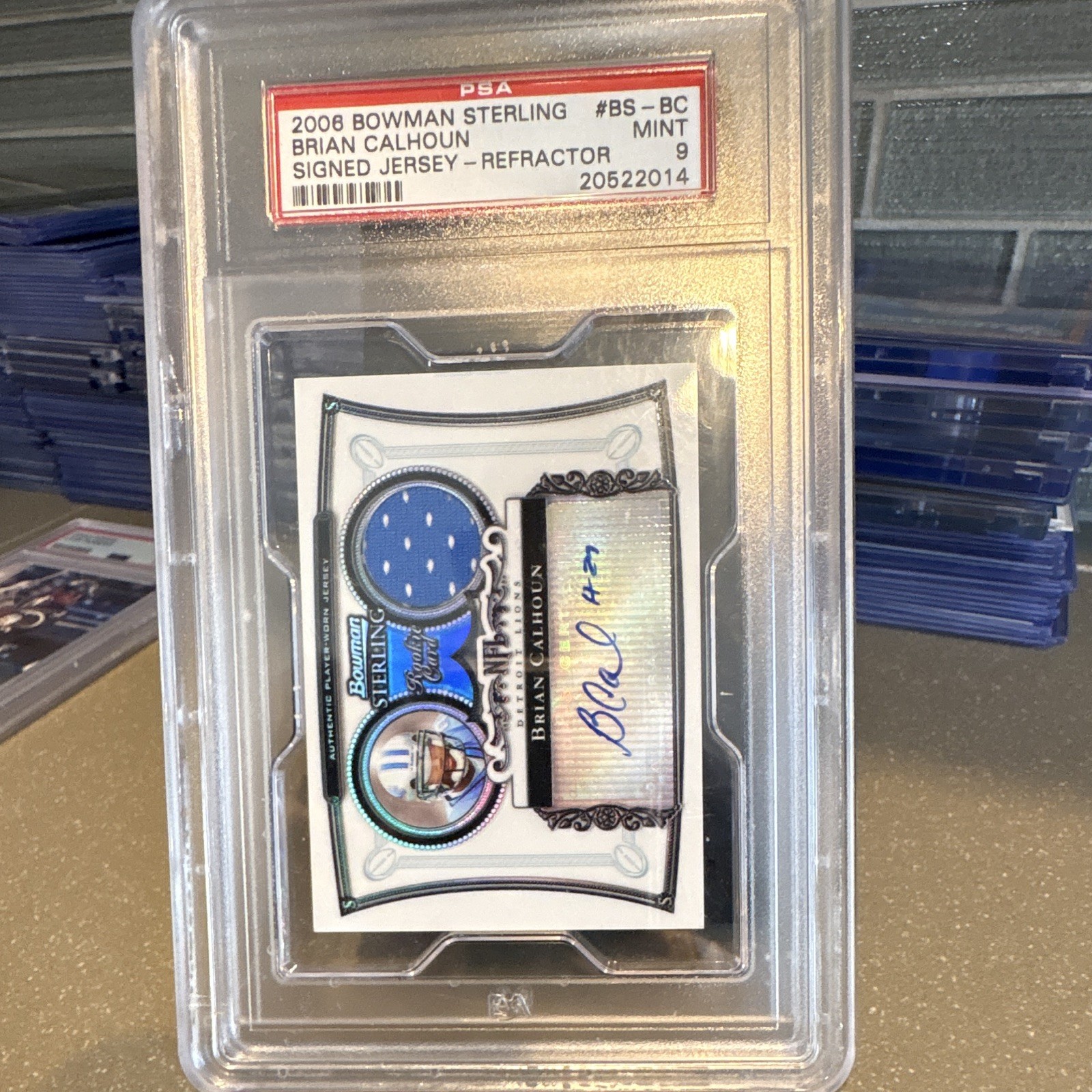 Brian Calhoun Bowman Sterling #BSBC Autograph-Refractor