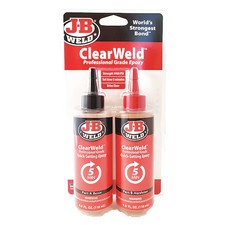 J-B Weld 50240 Instant Adhesive, Clearweld Series, Clear, 0.7 Oz, Bottle, 1:01