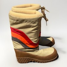 VINTAGE BOOTS 70s 80s Fleece Lining Women s Size 5-6 Korea 3560-18