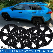 17 Inch Wheel Rims Cover Snap On Hub Caps for 2019-2025 Toyota RAV4 Set Of 4