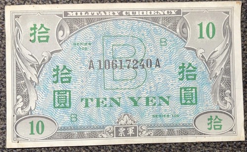 Lotto banconote giapponesi anni '40 7 pezzi Centavos rupia yen sen seconda guerra mondiale - Foto 9 di 16
