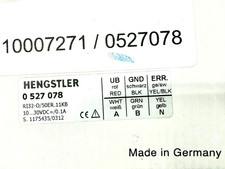 Hengstler RI32-O/50ER.11KB Sensore incrementale 50 Imp Encoder albero pieno NUOVO