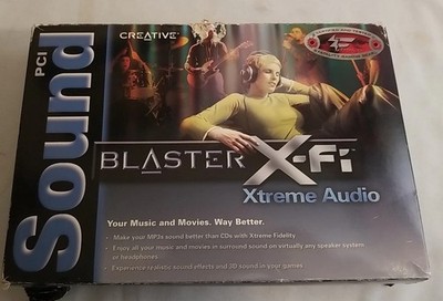PCI Sound Creative Blaster X-fi Xtreme Audio Model SB0790 