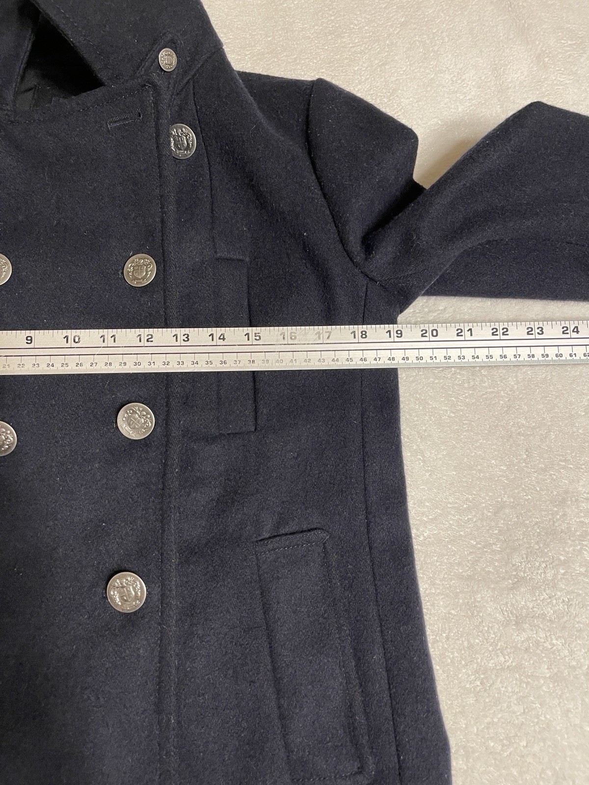 Gap Women's Double-Breasted Silver Button Navy Wo… - image 11