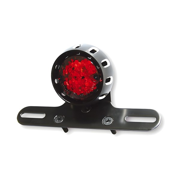 Shin YO Led-RüCklicht Miles, Schwarzes GehäUse, Rotes Glas-image