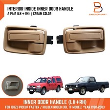 Interior Inner Door Handle Lh Rh Beige For Isuzu Pickup Faster Rodeo Luv 80-03 Interior Inner Door Handle Lh Rh Beige For Isuzu Pickup Faster Rodeo Luv 80-03