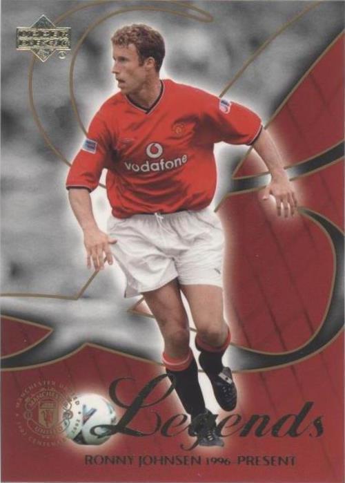 2002 Upper Deck Manchester United Legends - Ronny Johnsen #14 for