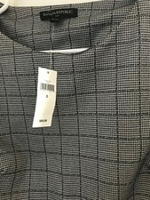 Banana Republic Factory Business Work Dress NWT Size 0 Black and white stripes
