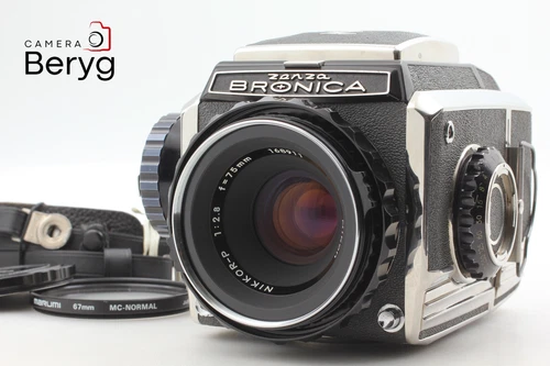[Near MINT++] Zenza Bronica S2 Medium Format NIKKOR P 75mm f/2.8 Lens From JAPAN