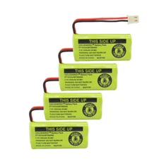 4pcs Battery Pack BT183342 BT283342 BT162342 For Vtech AT&T Home Cordless Phone