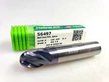 Helical 1/2" x 1/2 x 5/8 x 2-1/2 Solid Carbide Ball Nose End Mill A-Plus 56497