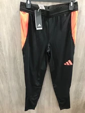 adidas Aeroready Soccer Tiro 24 Pro Training Pants Men's Size M Black/ Solar Red