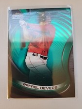 Rafael Devers Green 20/99 2022 Topps Chrome Black Baseball