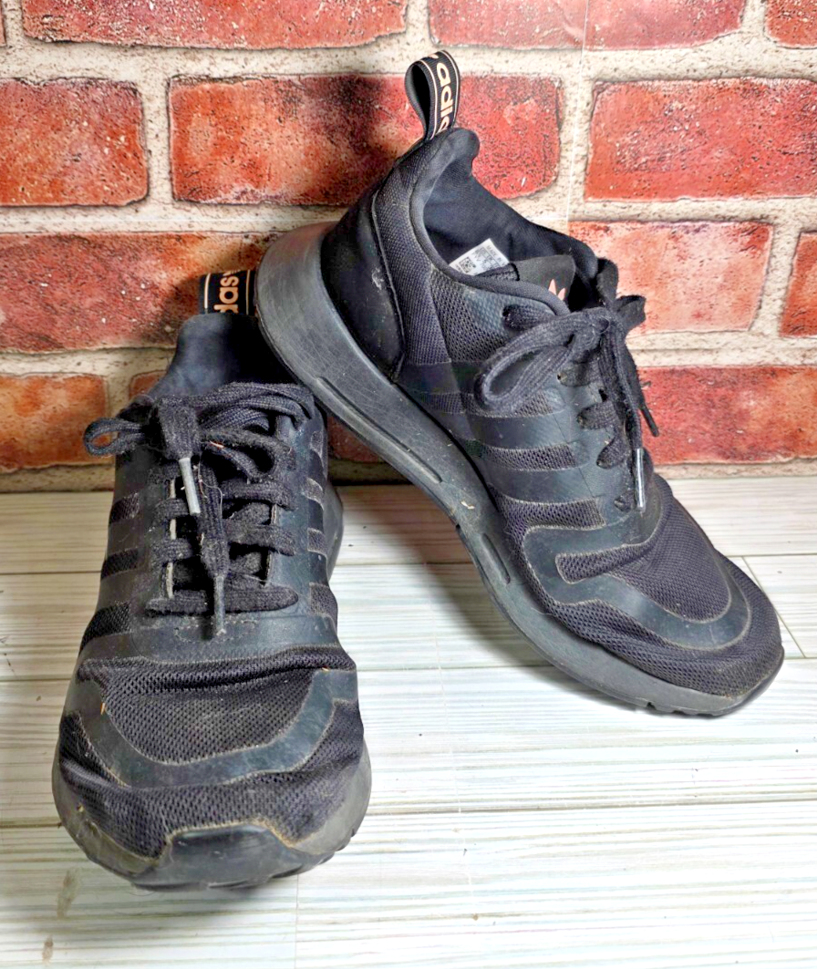 adidas Originals Multix Triple Black Sneaker Running Shoes - Womens Size 6.5 US