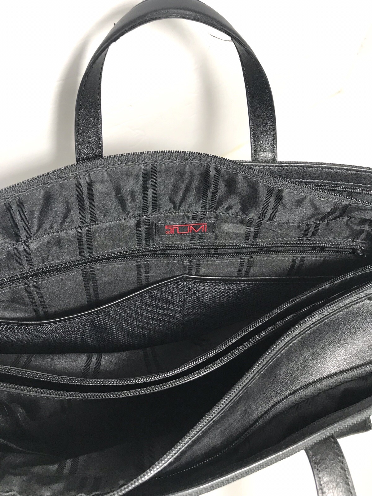 Tumi Ballistic Nylon leather Briefcase 43009D3 Black Gem