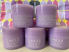 5x Clinique Take The Day Off Cleansing Balm 0.5 oz x5  2.5 oz  Gift bag