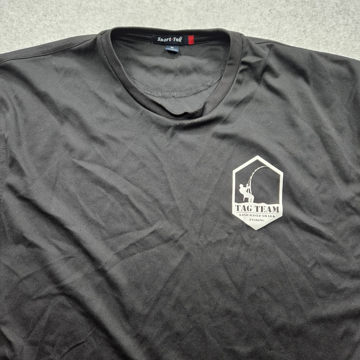 butcherproducts ATHLETIC TEE【タグ付】 Sport-Tek Men's XL Black TAG TEAM Fishing Athletic Shirt | eBay