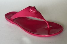 VERSACE Medusa Head Women's Fuchsia Slides Sandals 11 US 41 DSR257CS NIB 500