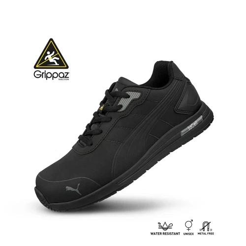 Rutschfeste Arbeitsschuhe Puma Safety Bounce S3S Küchenschuhe Gastro Küche black