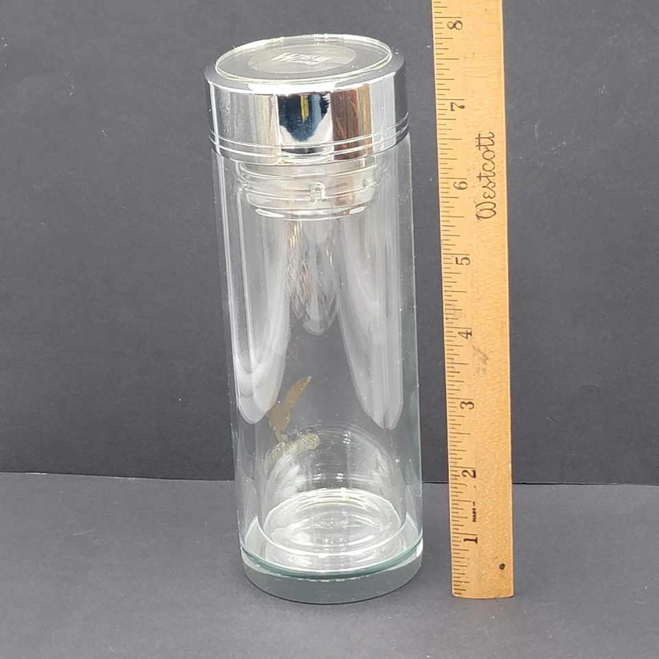 Wolong Glass Tea Infuser Bottle Double Wall Portable Tea Tumbler 460mL - Image 4 of 4