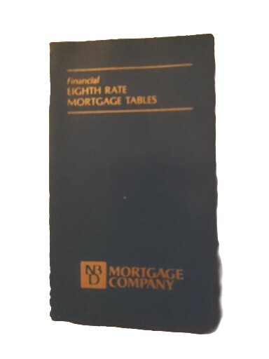 Financial Eighth Rate Mortgage Tables No. 267 April 1984 Financial Publishing Co
