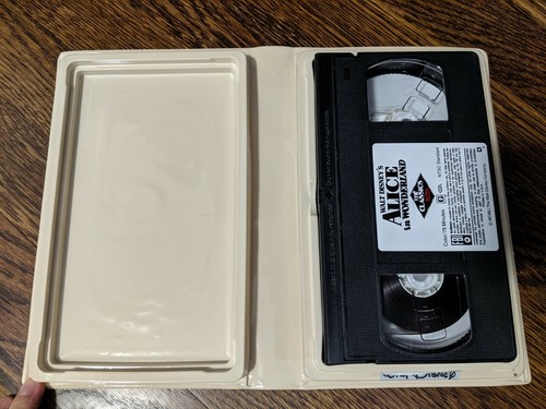 Alice in Wonderland VHS Classics Black Diamond Edition RARE - Picture 3 of 3