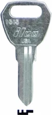 Kaba Ilco 1645 Nickel Plated Brass, Fulton Hitch Lock Key Blanks