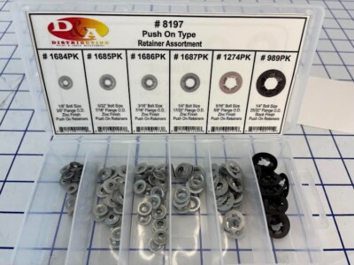 Push On Type Retainer Assortment #8197