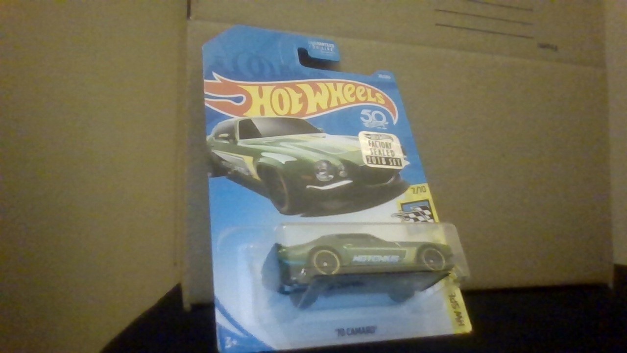 Hot Wheels 2018 Mainline 50th '70 Camaro Factory Sealed