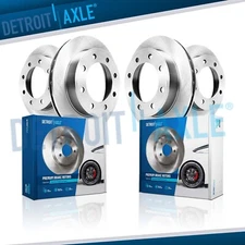 4pc Front Rear Brake Rotors for 2011-2025 Silverado Suburban Sierra 2500 3500 HD