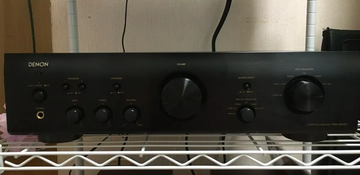 DENON PMA-390AE Black Integrated amplifier AC100V Phono [Working]