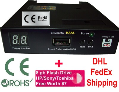 #ad USB Converter for Haas CNC Machines with a Floppy Drive 16 GB $93.00