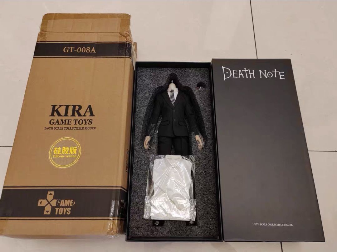 GAMETOYS GT-008AUP DEATH NOTE Yagami Light 1/6 Half Silicone Body
