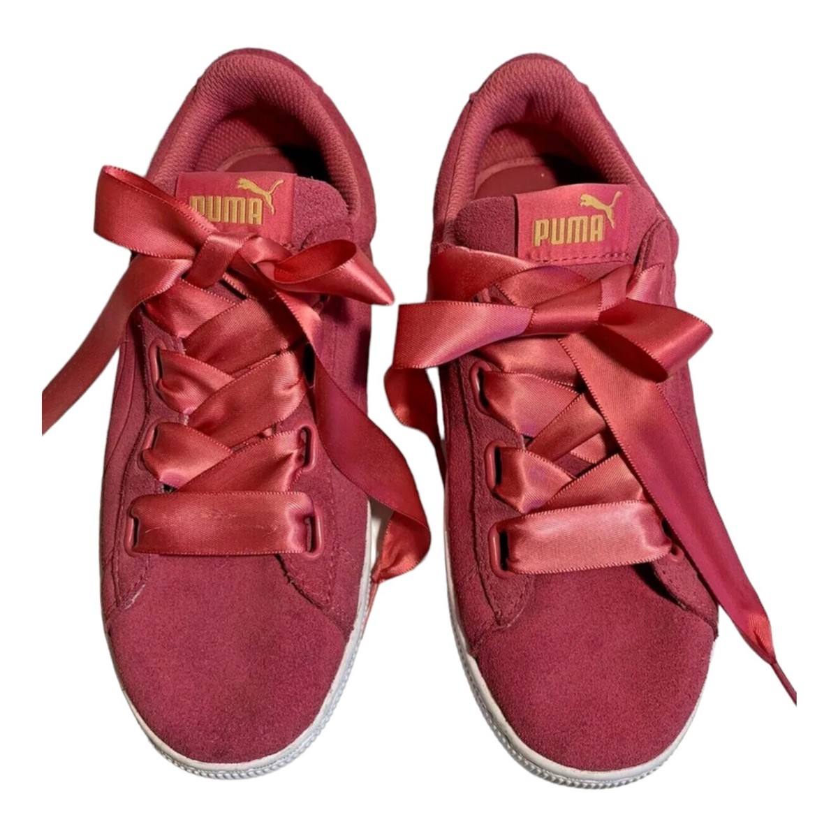 Puma Women's Suede Soft Foam Sneaker Shoes Size Pink pre-owned