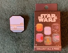 Star Wars Lands Loungefly Enamel Pin - Planet HOTH + Box Disney NEW