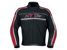 XTU Textiljacke Napoli | Schwarz-Rot | Motorr...