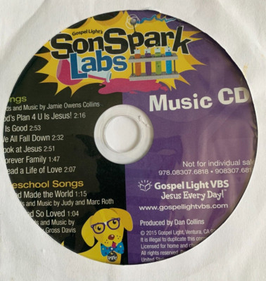 SonSpark Labs VBS Music CD by Gospel Light