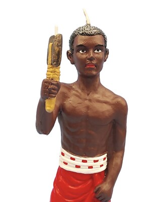 8'' Inch Chango Candle Figure Statue Imagen Chango con Vela Estatua Religious