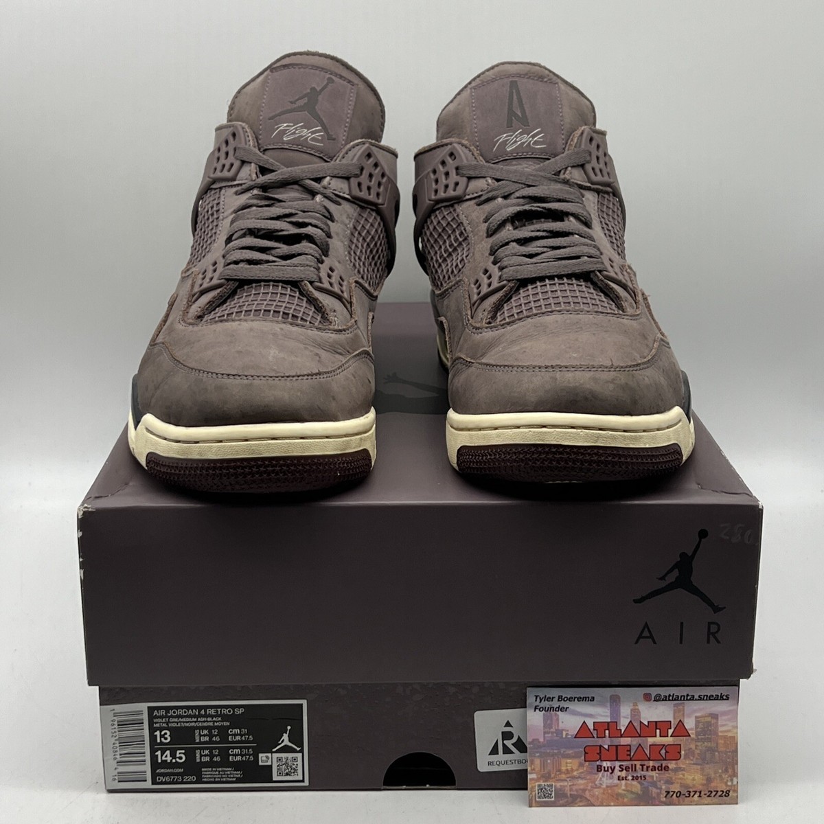 AMaManiére×NikeAirJordan4 \"Violet Ore\" A Ma Maniére x Air Jordan 4 