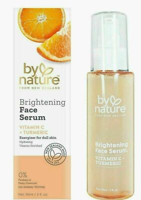 By Nature From New Zealand Brightening Face Serum w/Vit C + Turmeric EXP. 2025!
